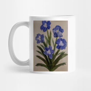 simple Blue flower growing wild Mug